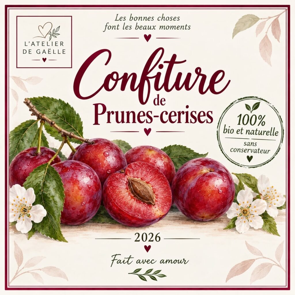 Confiture de Prunes-Cerises